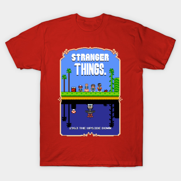 Stranger Things Mario Bros 2 Pixel Art Mashup